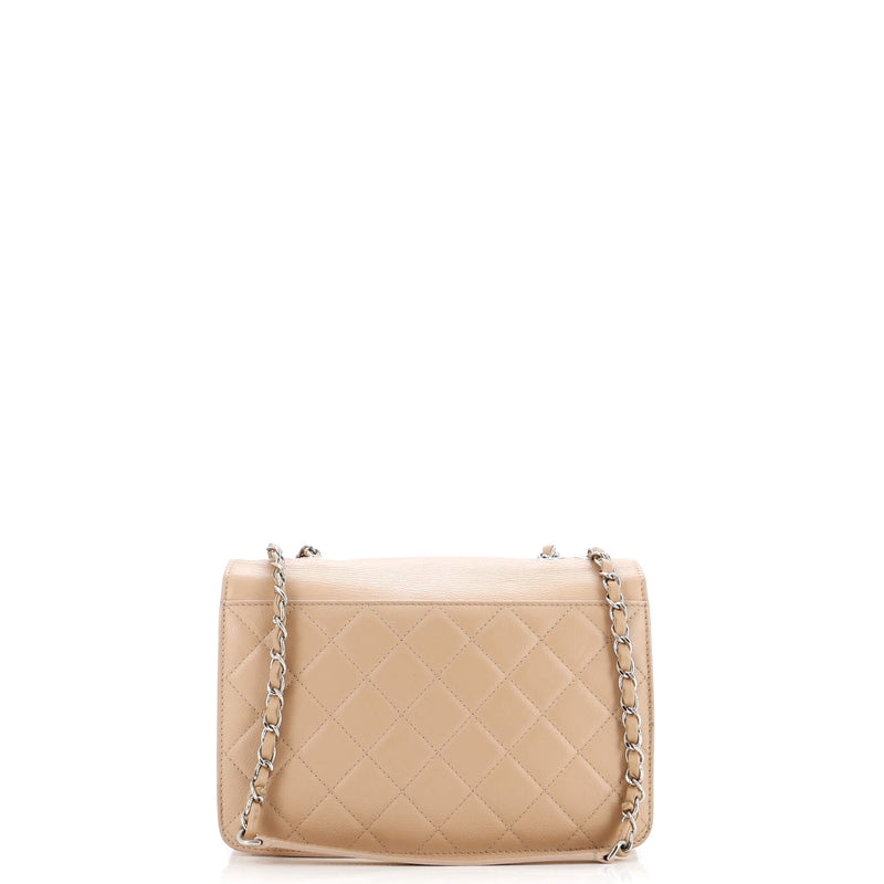 Chanel Cc Box Flap Bag Quilted Calfskin