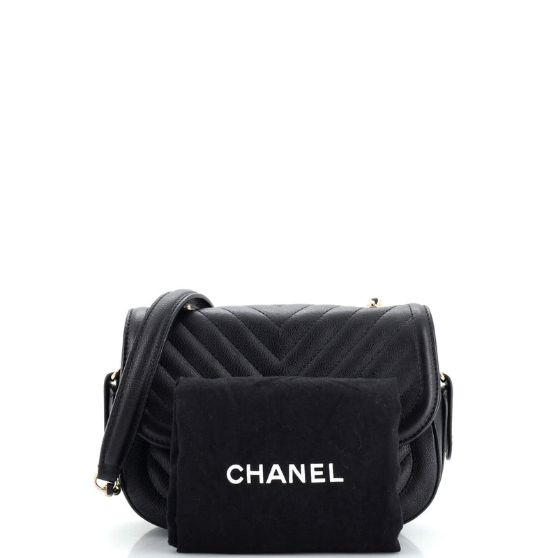 Chanel Covered Cc Flap Messenger Bag