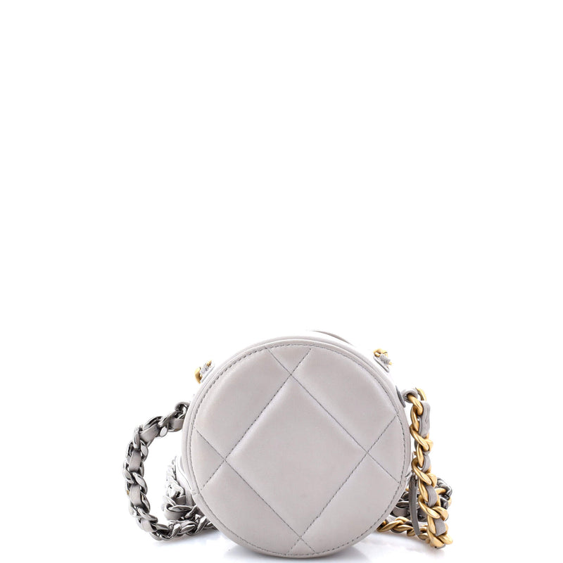 Chanel 19 Round Clutch With Chain