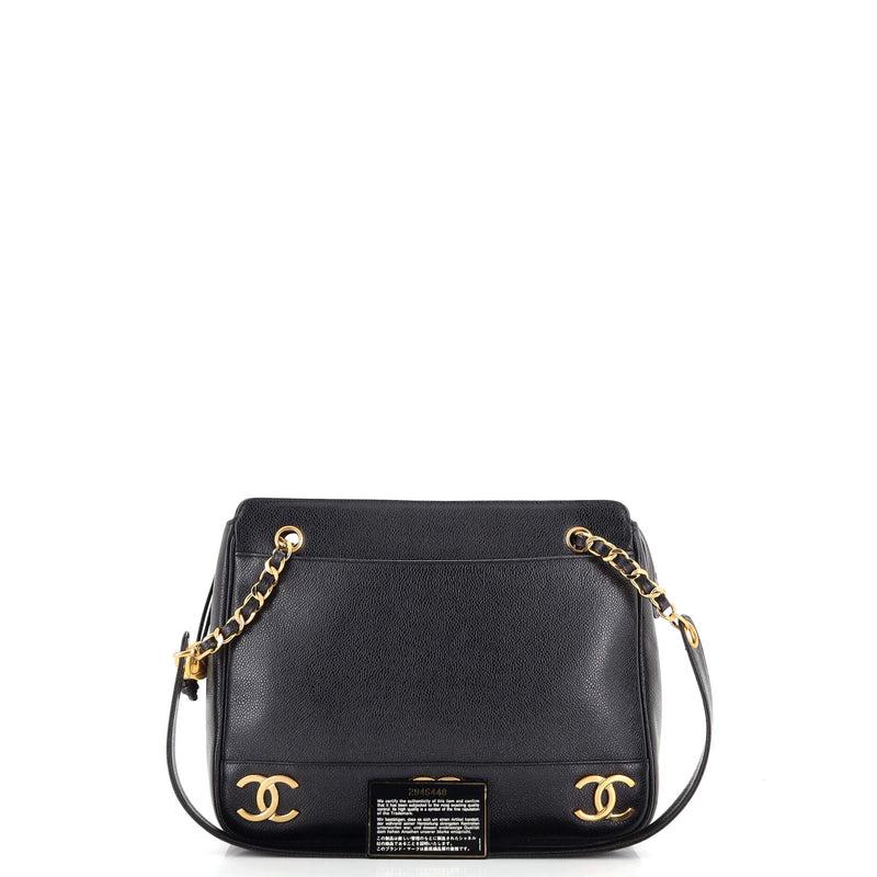 Chanel Vintage Metal Cc Shoulder Bag