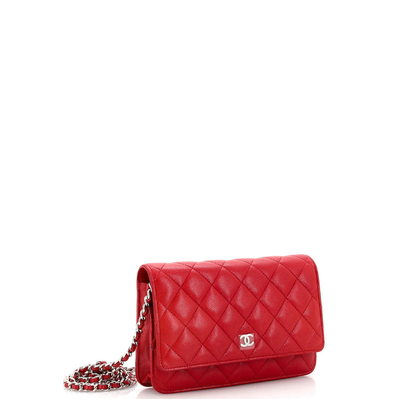 Chanel Wallet On Chain Quilted Caviar