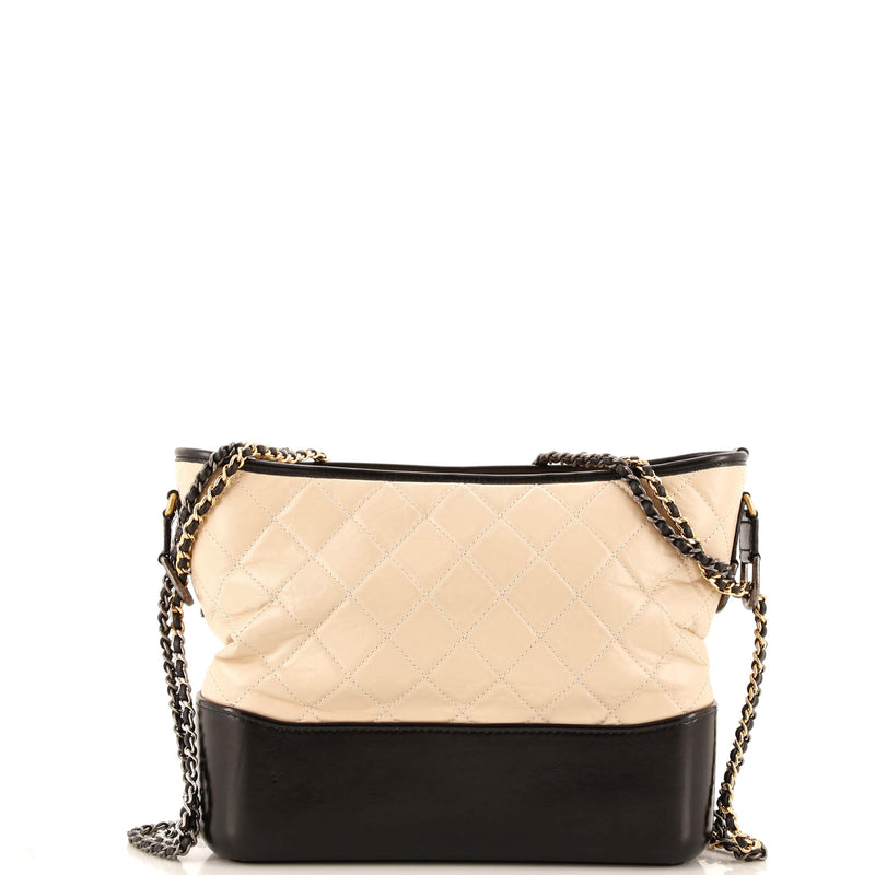 Chanel Gabrielle Hobo Quilted Aged