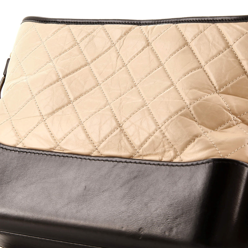 Chanel Gabrielle Hobo Quilted Aged