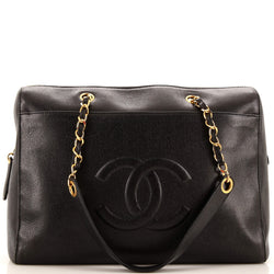 Chanel Vintage Timeless Zip Tote Caviar