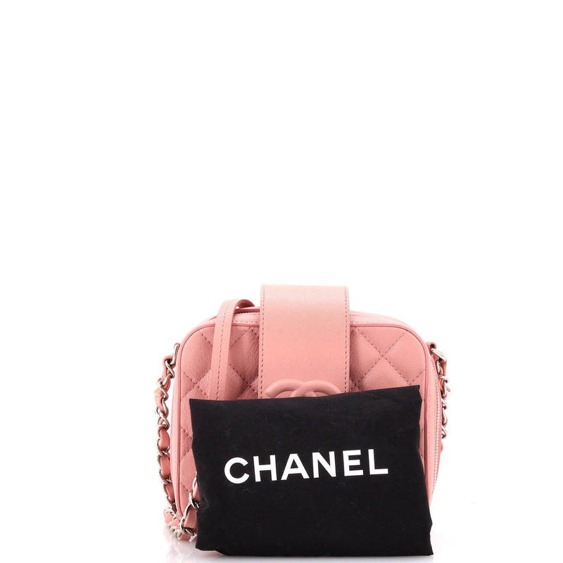 Chanel Cc Box Camera Bag Quilted