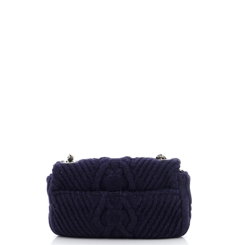 Chanel Paris-Hamburg Flap Bag Cable Knit