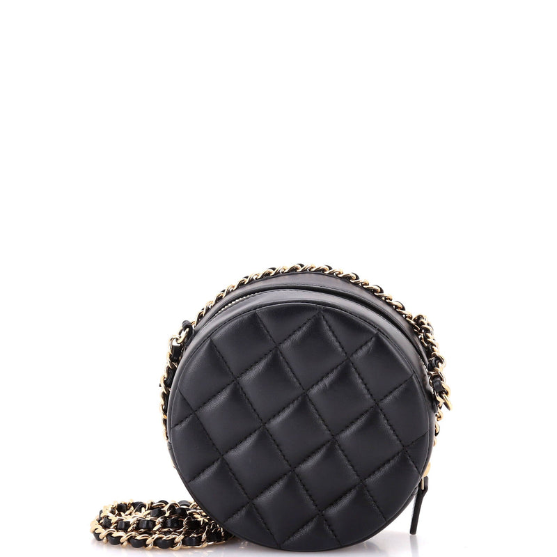 Chanel Chain Around Round Clutch With