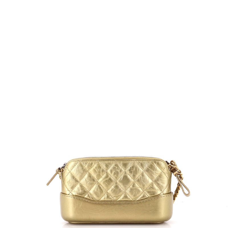 Chanel Gabrielle Double Zip Clutch With