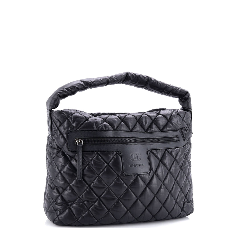 Chanel Coco Cocoon Hobo Quilted Nylon