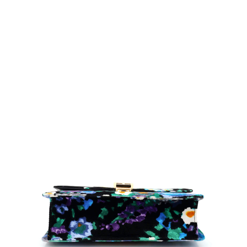 Gucci Sylvie Shoulder Bag Printed Velvet