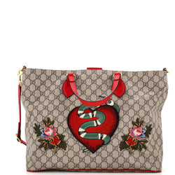 Gucci Convertible Soft Tote Embroidered