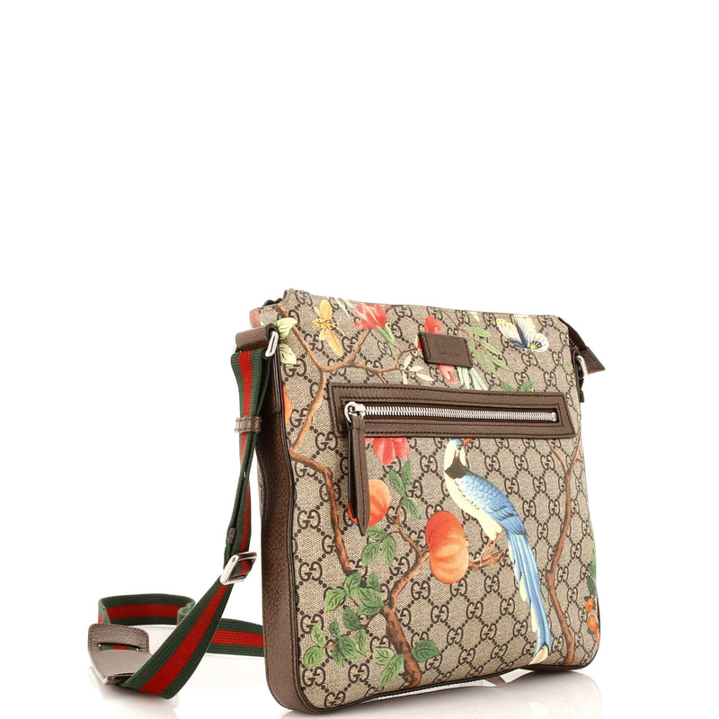 Gucci Front Zip Messenger Tian Print Gg