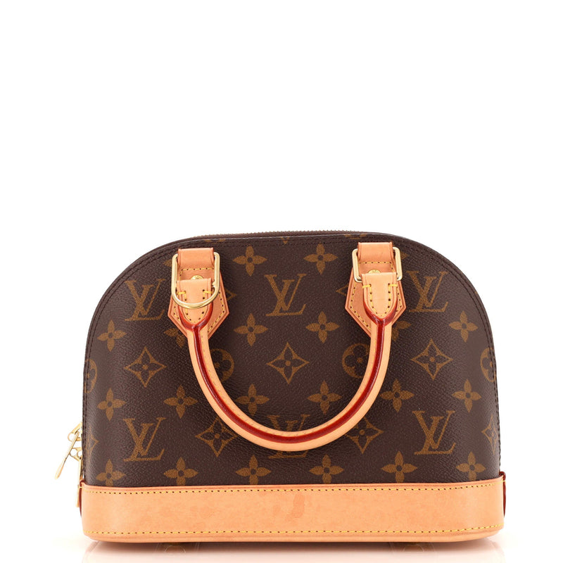 Louis Vuitton Alma Handbag Canvas Bb