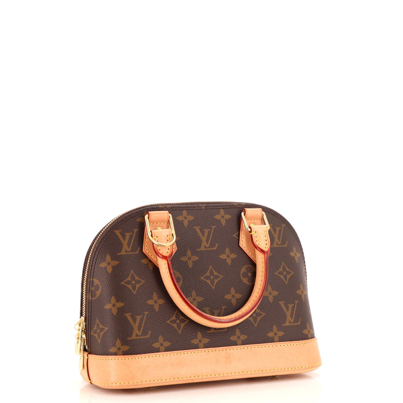 Louis Vuitton Alma Handbag Canvas Bb