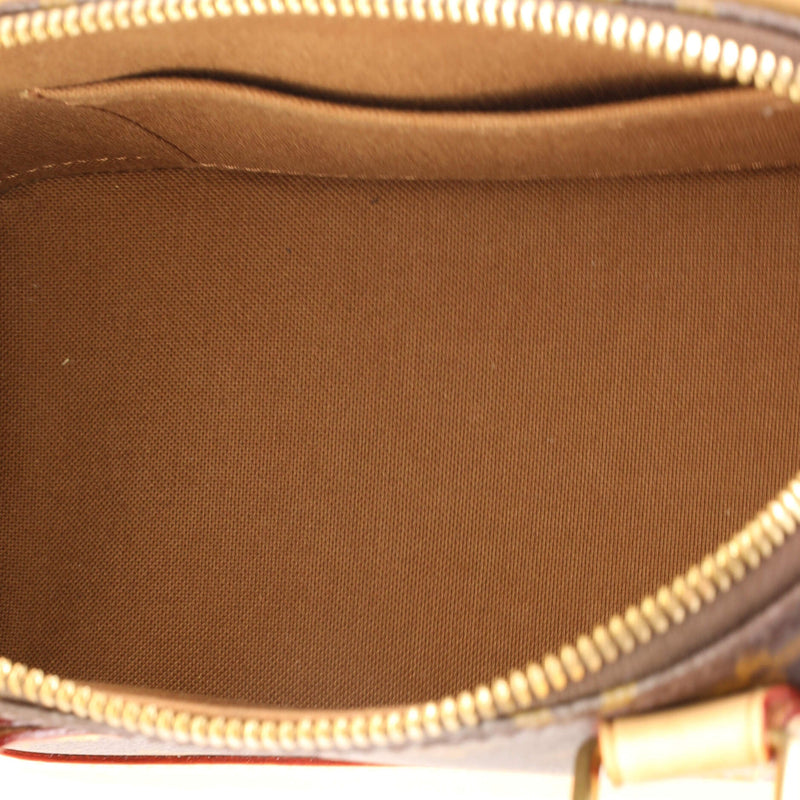 Louis Vuitton Alma Handbag Canvas Bb