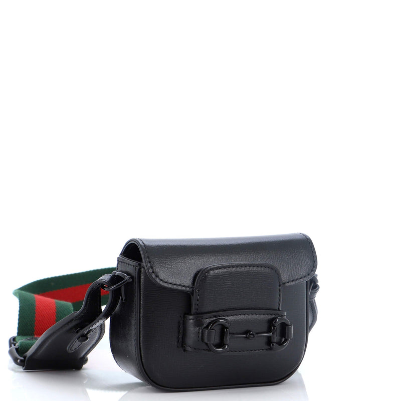 Gucci Horsebit Shoulder Bag Leather