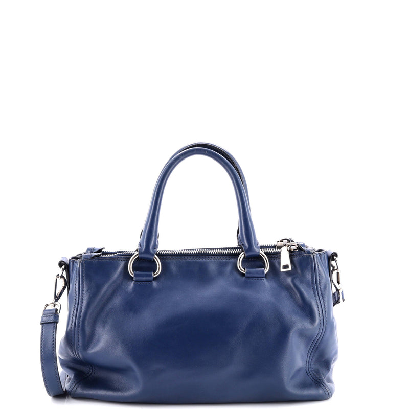 Prada Double Zip Convertible Tote Soft