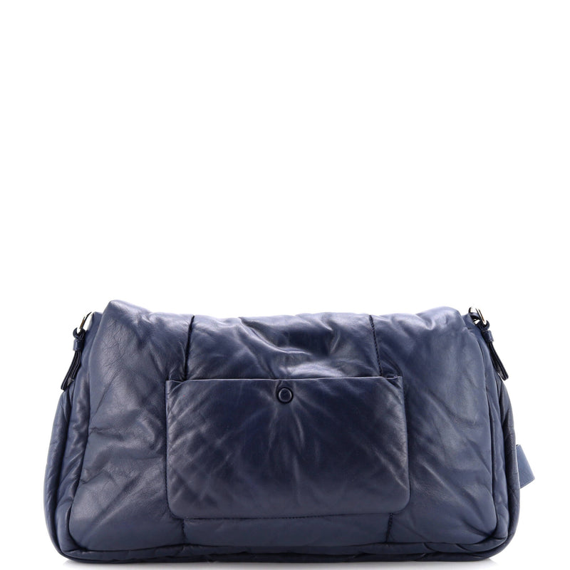 Prada Bomber Flap Bag Nappa Leather