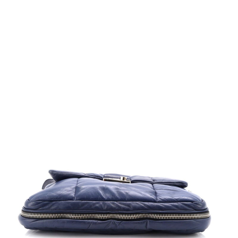 Prada Bomber Flap Bag Nappa Leather