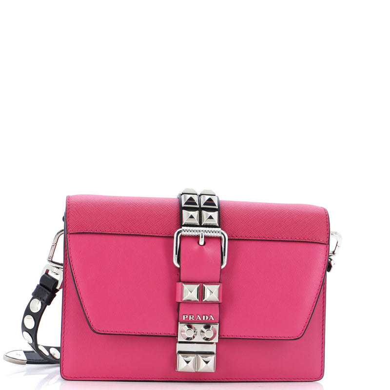 Prada Elektra Shoulder Bag Studded