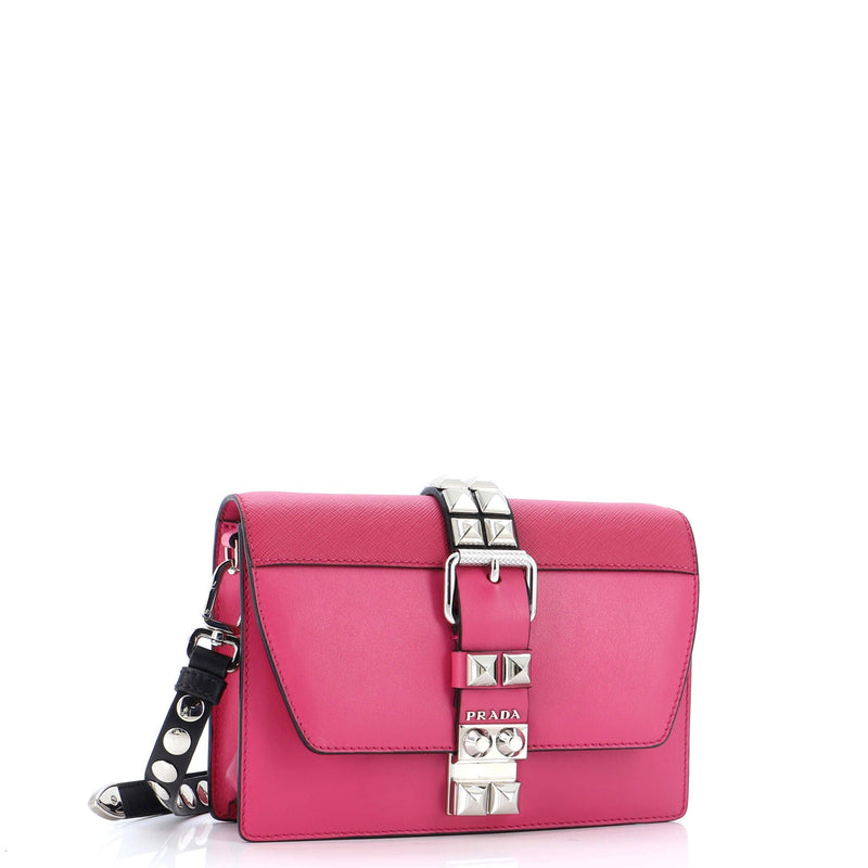 Prada Elektra Shoulder Bag Studded