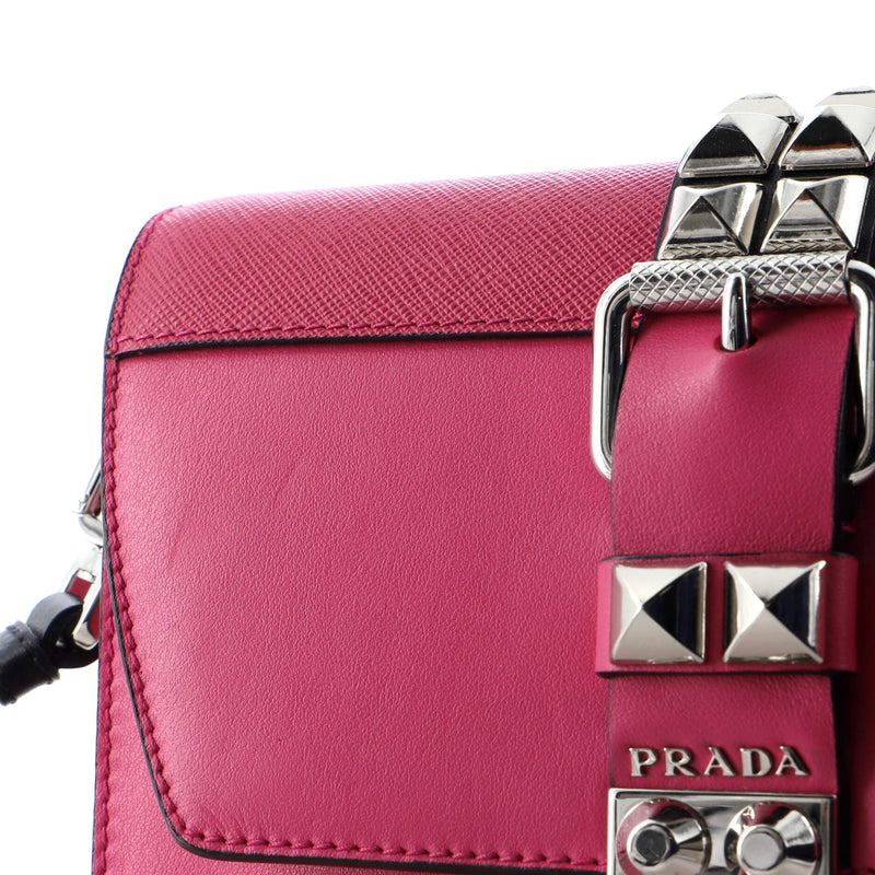 Prada Elektra Shoulder Bag Studded