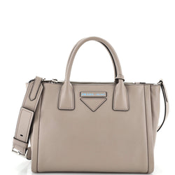 Prada Concept Double Zip Tote Calfskin