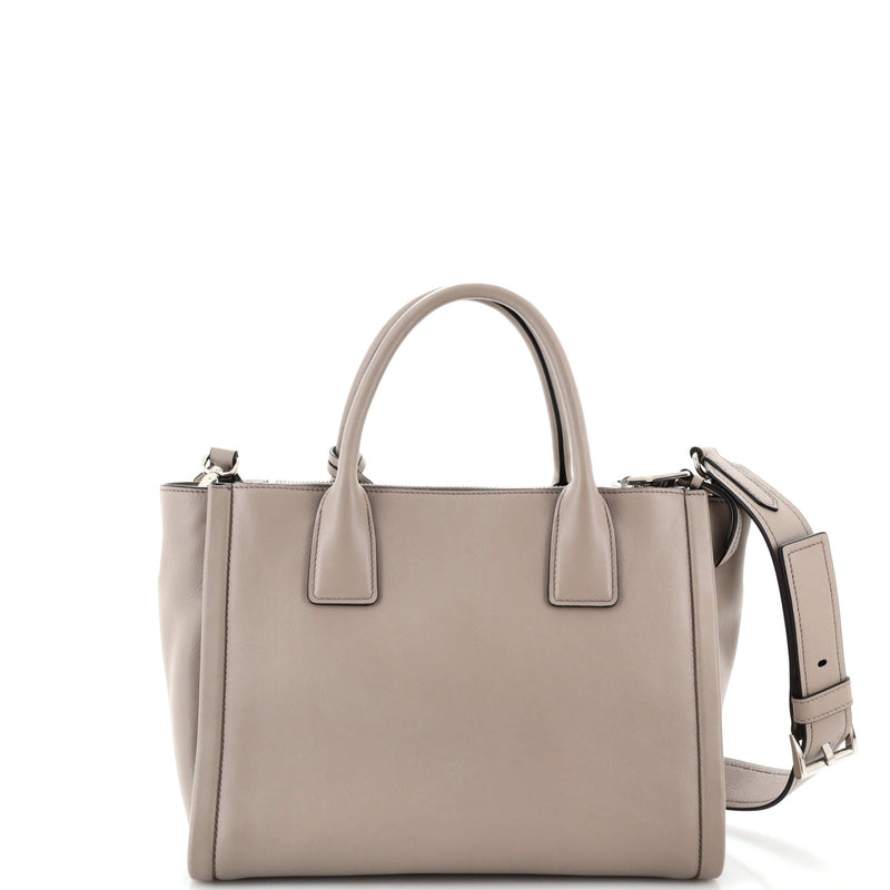 Prada Concept Double Zip Tote Calfskin