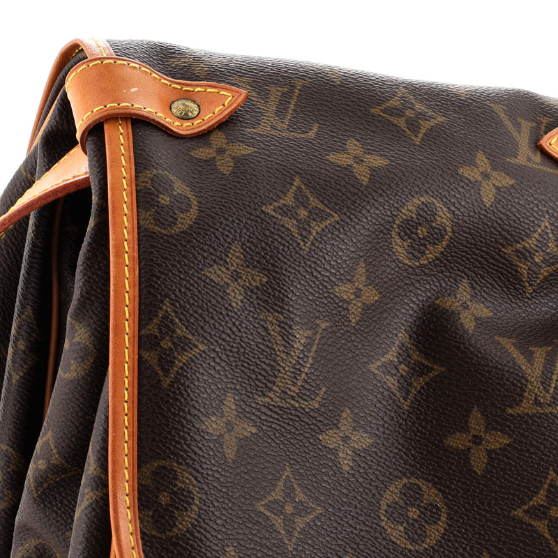 Louis Vuitton Saumur Handbag Canvas 35