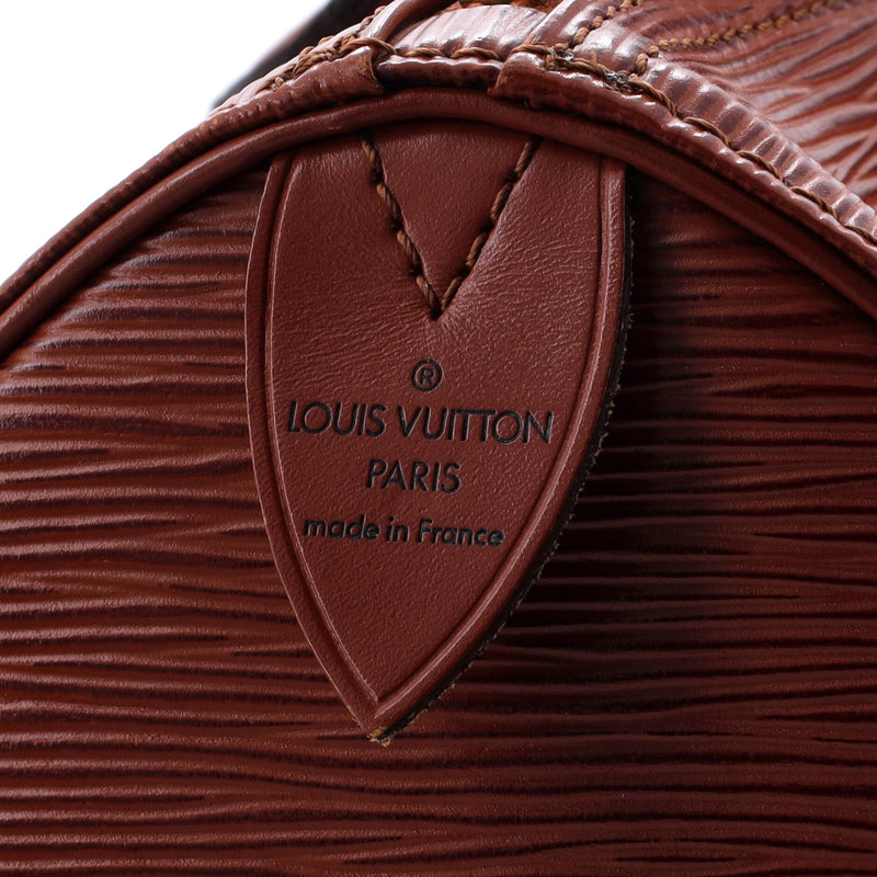 Louis Vuitton Speedy Handbag Epi Leather