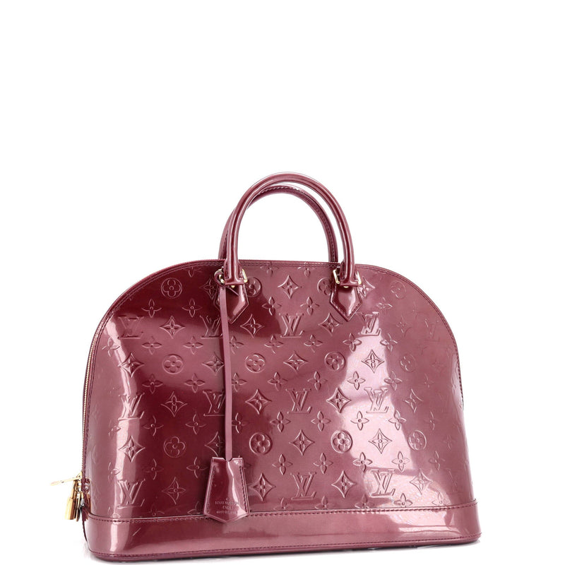 Louis Vuitton Alma Handbag Vernis Gm