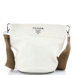 Prada Bucket Messenger Bag Vitello Daino