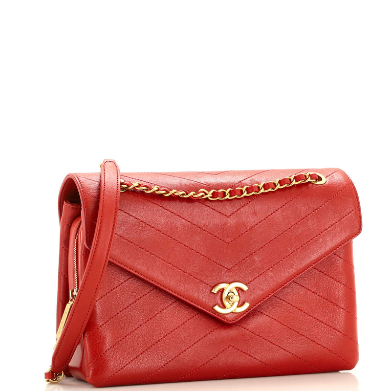 Chanel Envelope Compartment Flap Bag