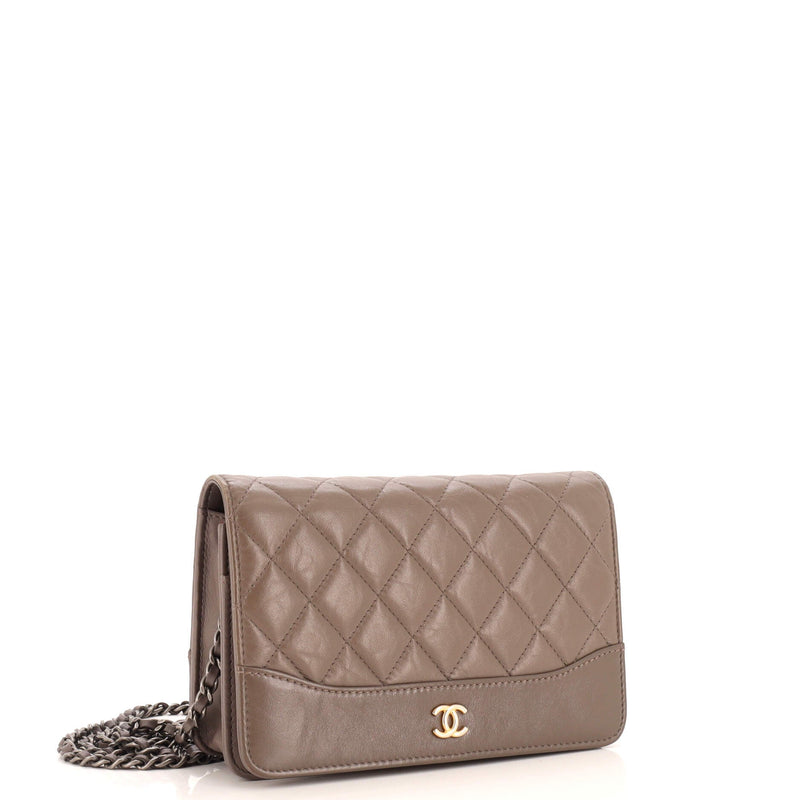 Chanel Gabrielle Wallet On Chain Quilted