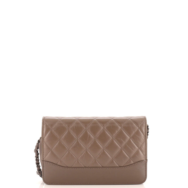 Chanel Gabrielle Wallet On Chain Quilted