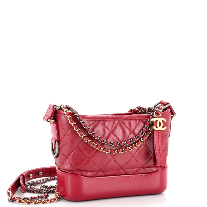 Chanel Gabrielle Hobo Quilted Aged