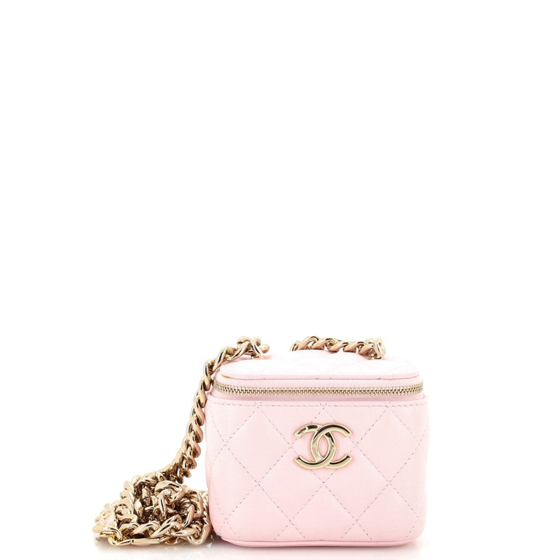 Chanel Coco Enamel Strap Vanity Case