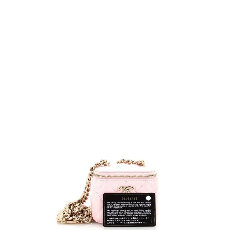 Chanel Coco Enamel Strap Vanity Case