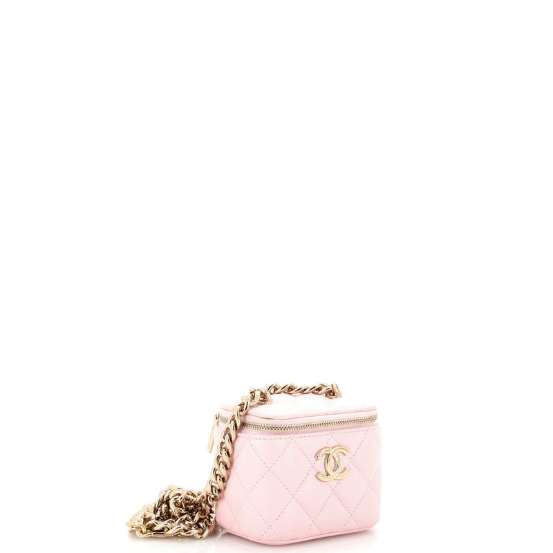 Chanel Coco Enamel Strap Vanity Case