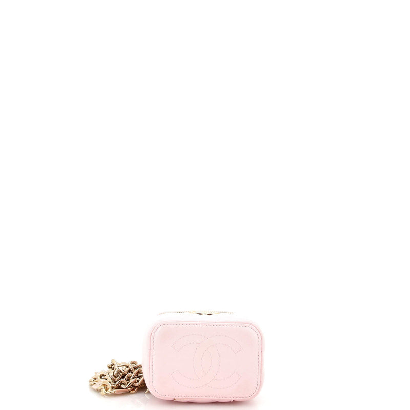 Chanel Coco Enamel Strap Vanity Case