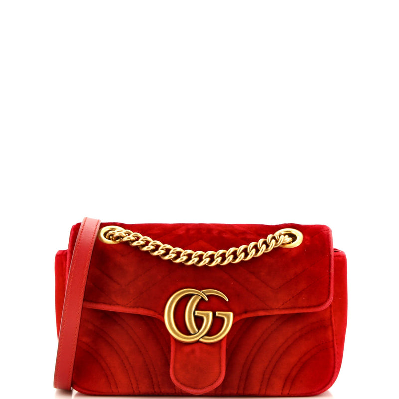 Gucci Gg Marmont Flap Bag Matelasse