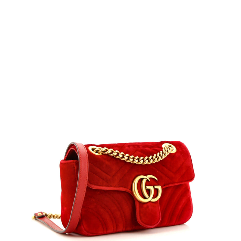 Gucci Gg Marmont Flap Bag Matelasse