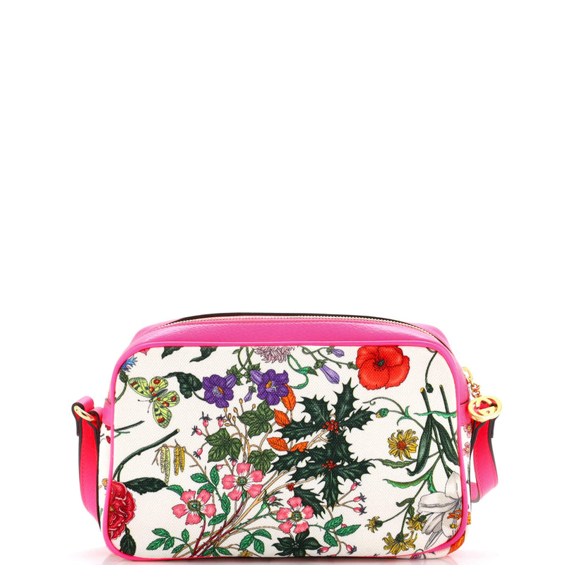 Gucci Shoulder Bag Flora Canvas Small