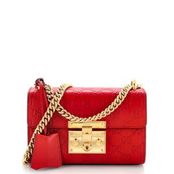 Padlock Shoulder Bag Guccissima Leather