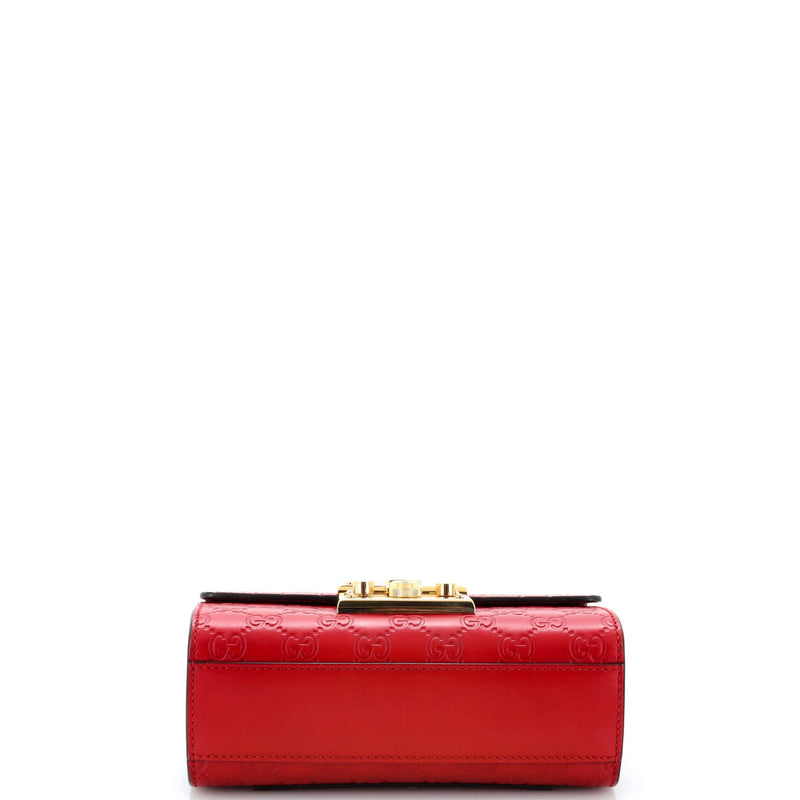 Padlock Shoulder Bag Guccissima Leather