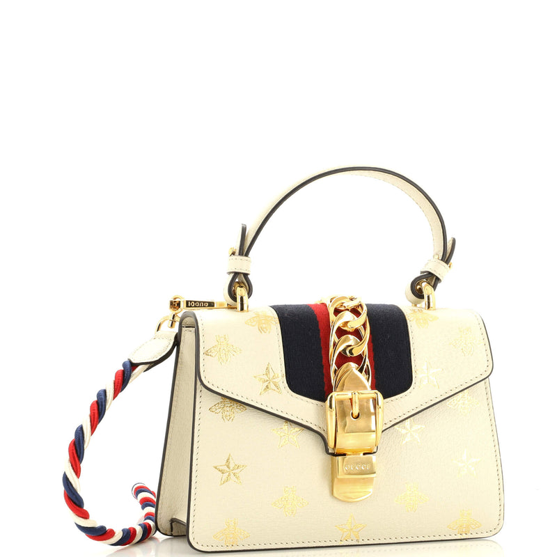 Gucci Sylvie Top Handle Bag Printed