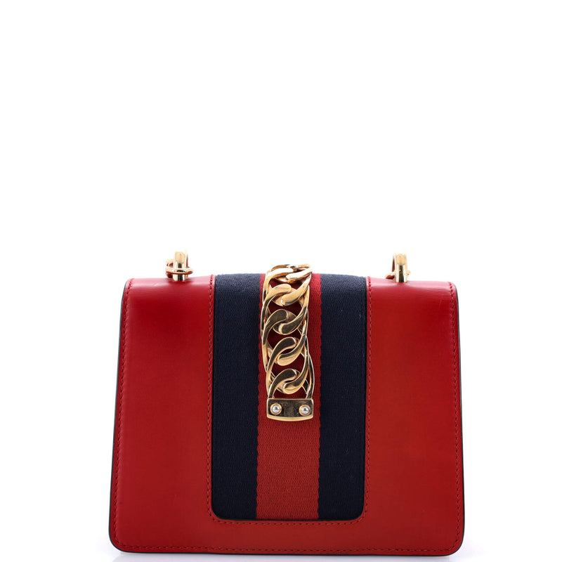 Gucci Sylvie Chain Shoulder Bag Leather