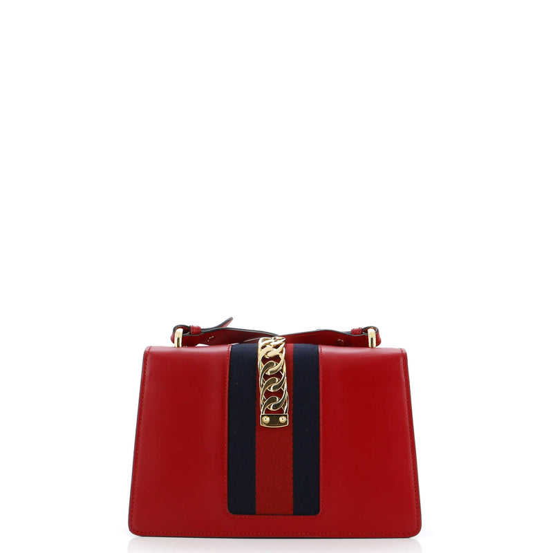 Gucci Sylvie Shoulder Bag Leather Small