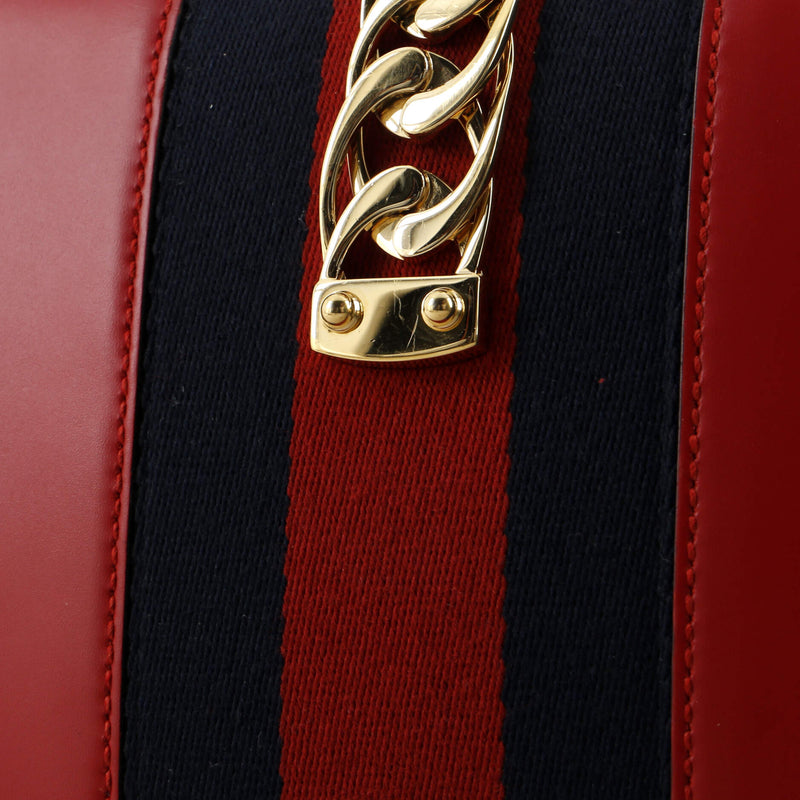 Gucci Sylvie Shoulder Bag Leather Small