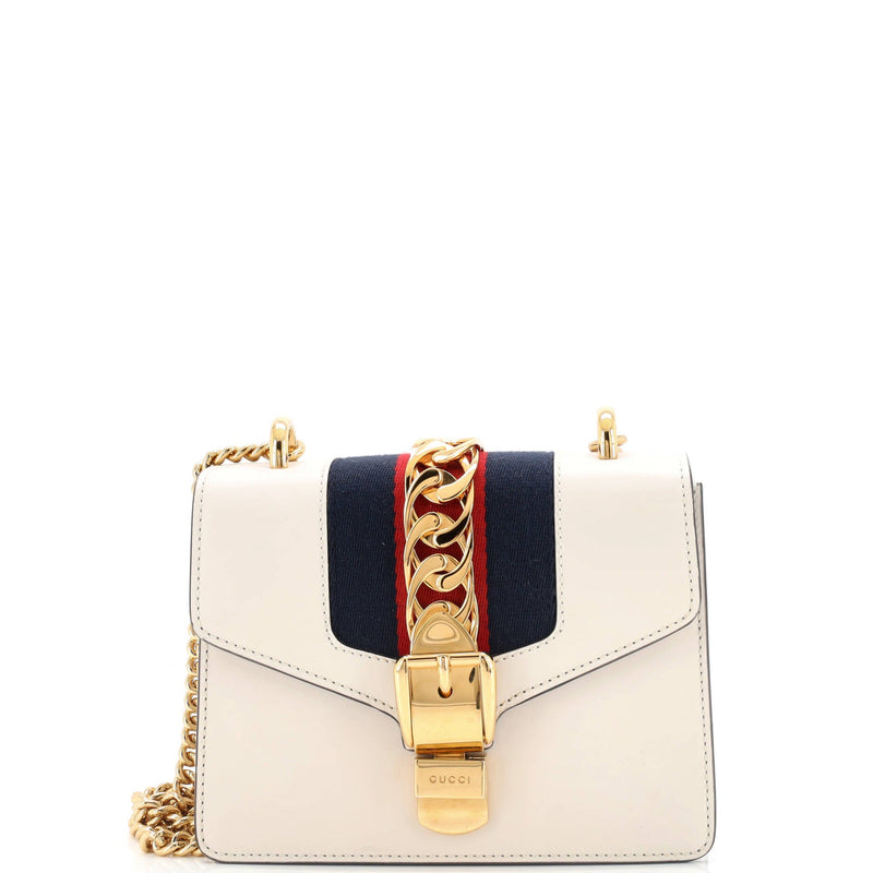 Gucci Sylvie Chain Shoulder Bag Leather